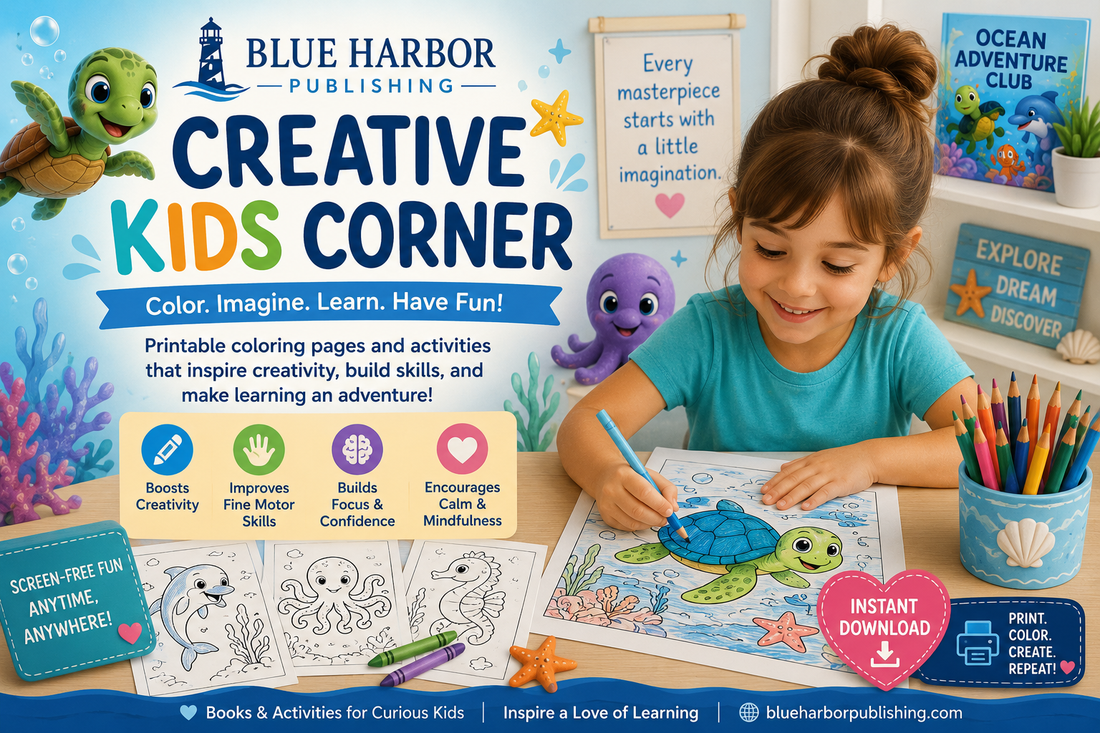 Creative Kids Corner: Why Printable Coloring Pages Are More Than Just Fun