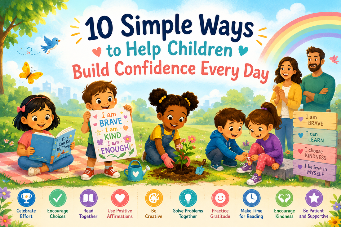 10 Simple Ways to Help Children Build Confidence Every Day - Blue Harbor Publishing