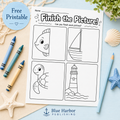 Finish the Picture – Free Printable Drawing Activity for Kids